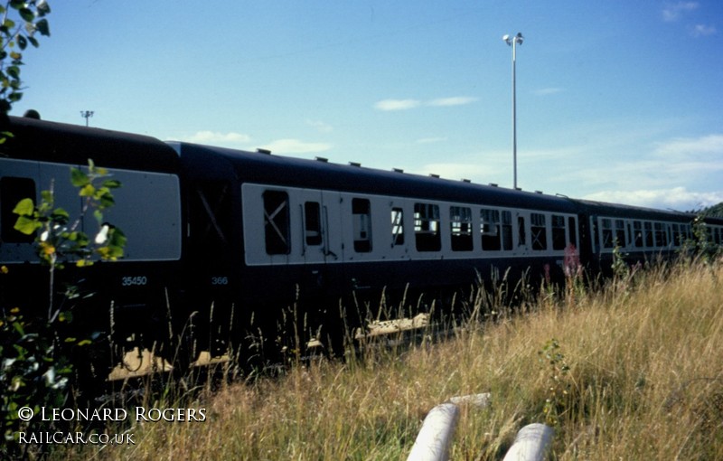 Class 104 DMU at Millerhill yard