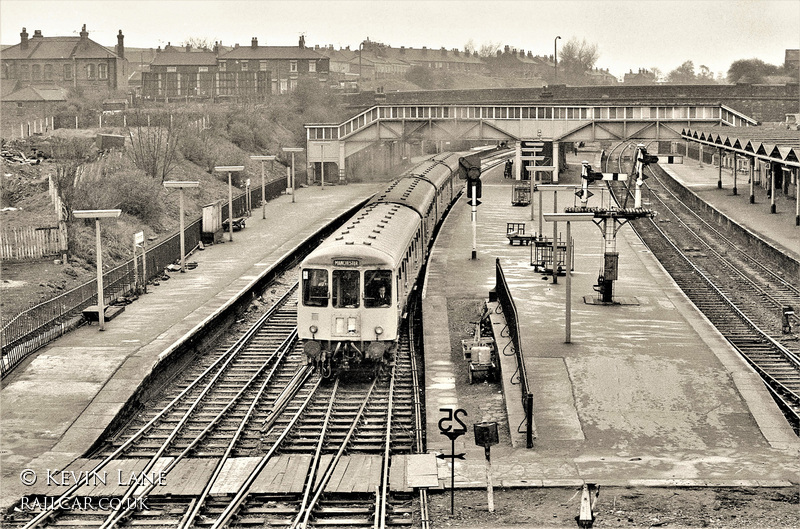 Class 104 DMU at Rotherham Masborough