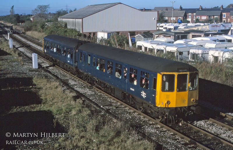 Class 104 DMU at Lostock Hall