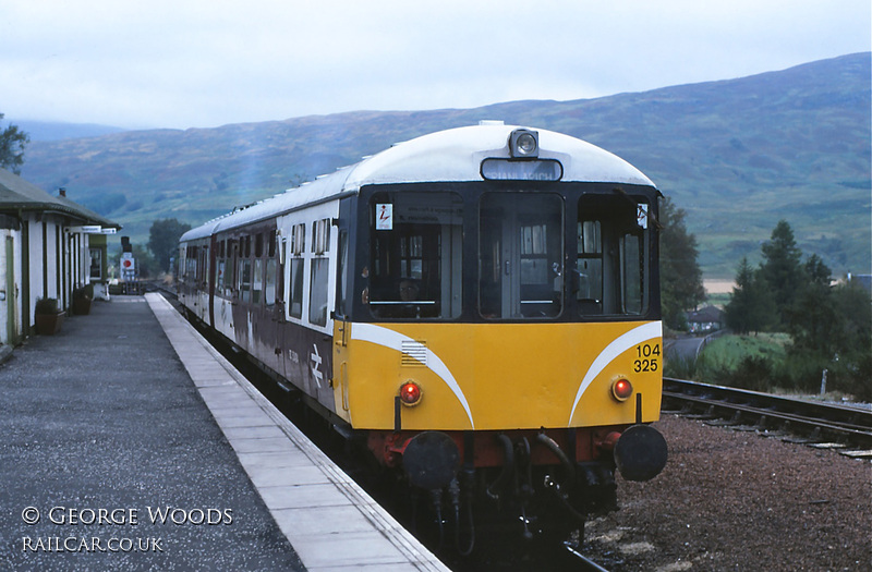 Class 104 DMU at Crianlarich