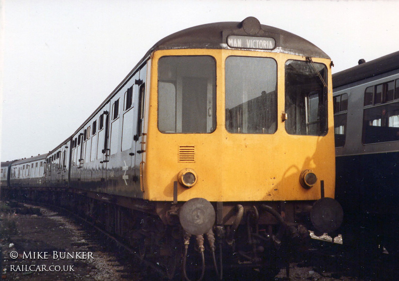 Class 104 DMU at Newton Heath depot