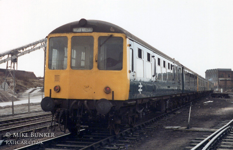 Class 104 DMU at Newton Heath depot