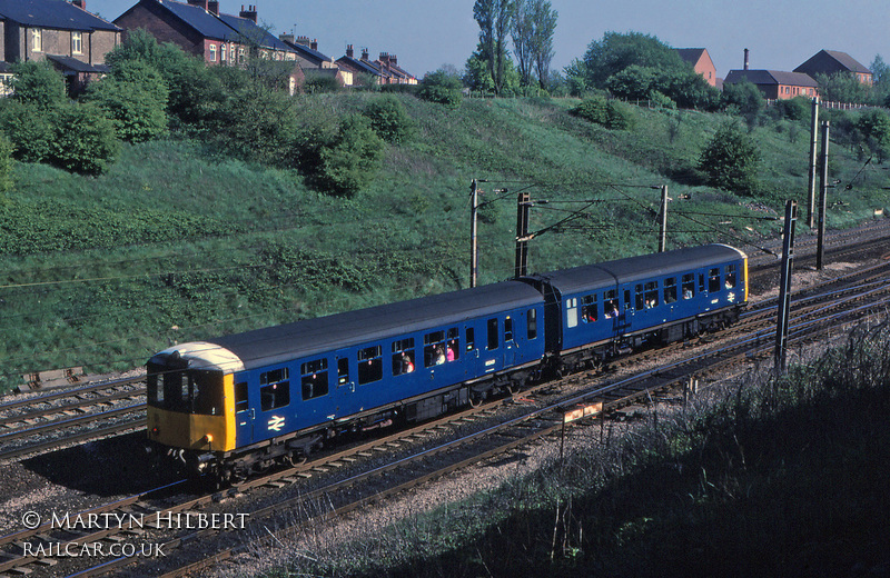 Class 104 DMU at Farington Curve