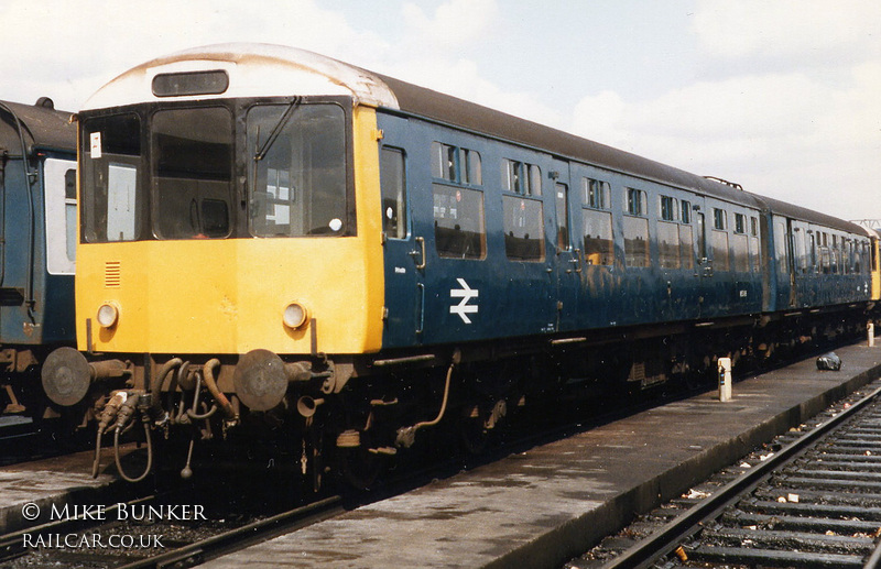 Class 104 DMU at Newton Heath depot