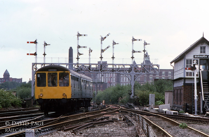 Class 104 DMU at Burnden Junction Bolton