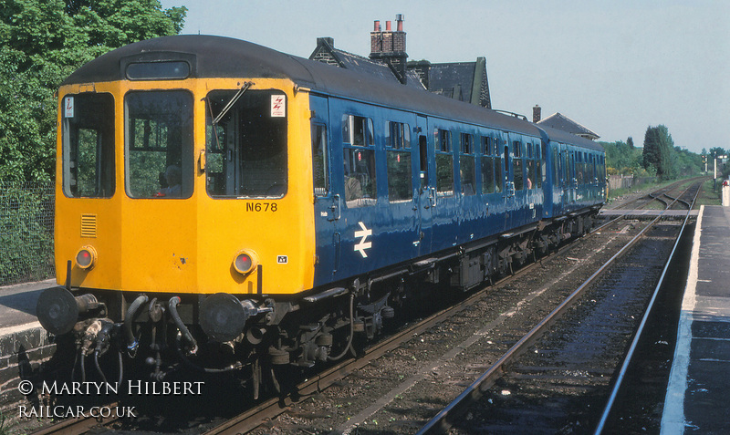 Class 104 DMU at Parbold