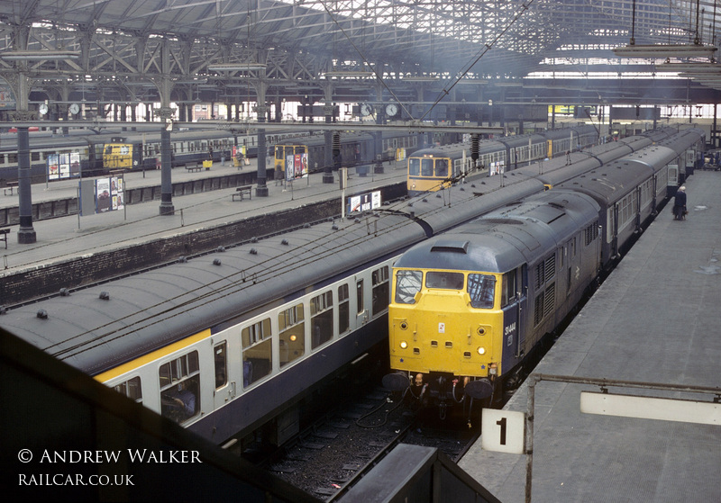 Class 104 DMU at Manchester Piccadilly