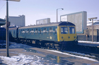 Class 105 DMU at Cambridge