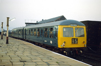 Class 105 DMU at Rochdale