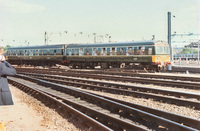 Class 105 DMU at Bedford