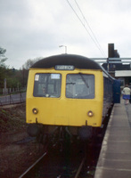 Class 105 DMU at Manningtree