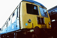 Class 105 DMU at Bletchley depot