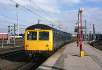 Class 105 DMU at Doncaster