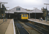 Class 105 DMU at Lowestoft