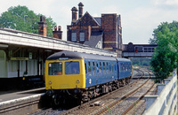 Class 105 DMU at Water Orton