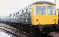 Class 105 DMU at possibly Norwich depot
