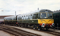 Class 105 DMU at Norwich Crown Point depot