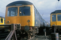 Class 105 DMU at Croft Street Sidings Preston