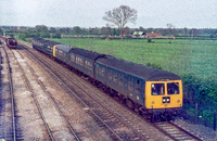 Class 105 DMU at Croft