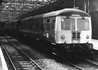 Class 105 DMU at Kings Cross