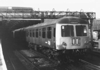 Class 105 DMU at Kings Cross