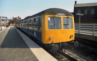 Class 105 DMU at Doncaster