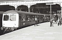 Class 105 DMU at Manchester Victoria