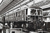 Class 105 DMU at Doncaster Works