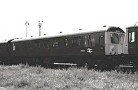 Class 105 DMU at Stratford depot