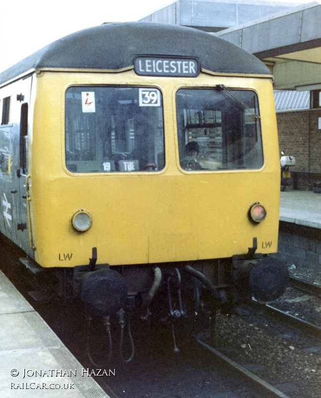 Class 105 DMU at Peterborough