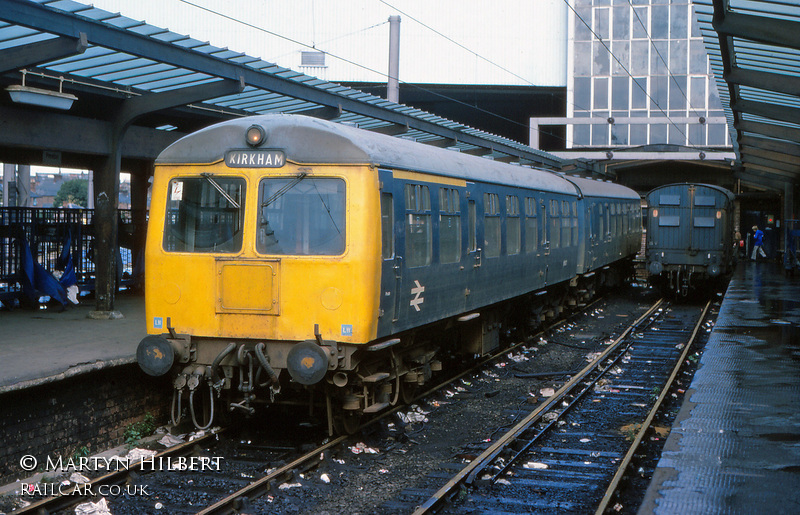 Class 105 DMU at Preston