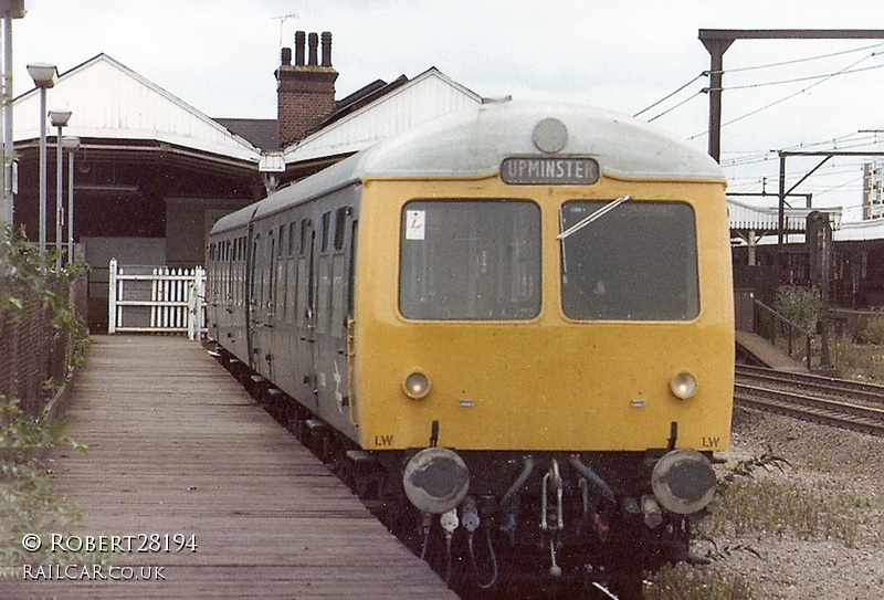 Class 105 DMU at Romford