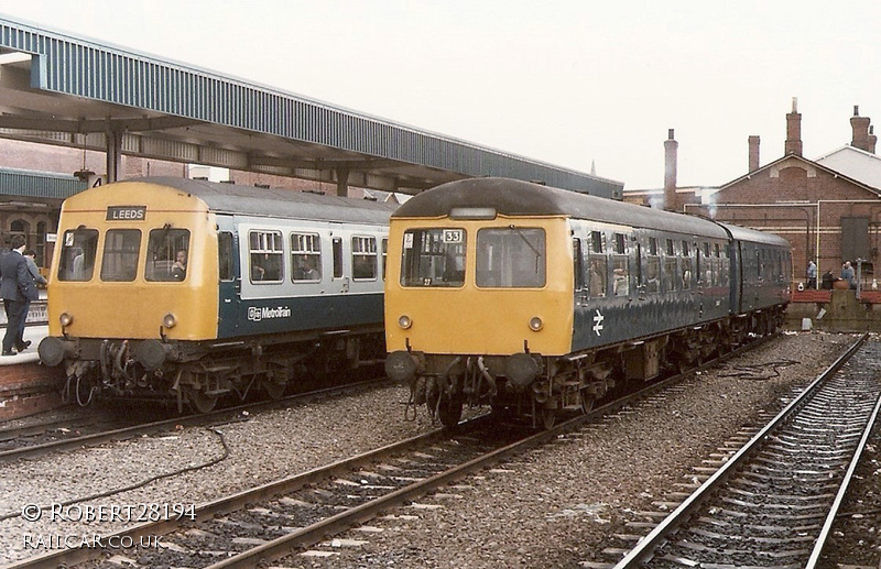 Class 105 DMU at Doncaster