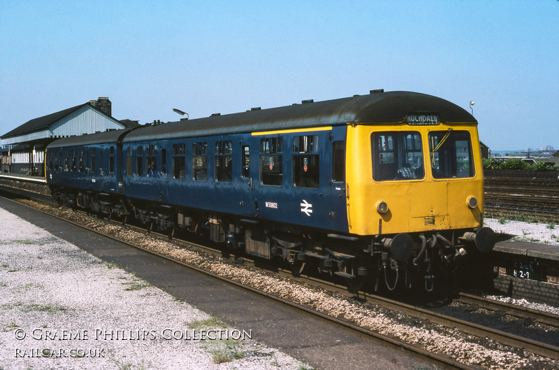 Class 105 DMU at Miles Platting