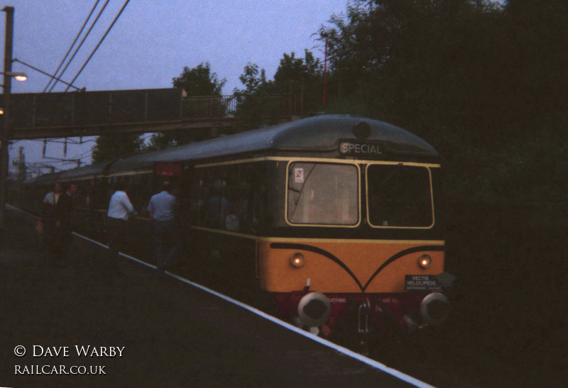 Class 105 DMU at Alexandra Palace