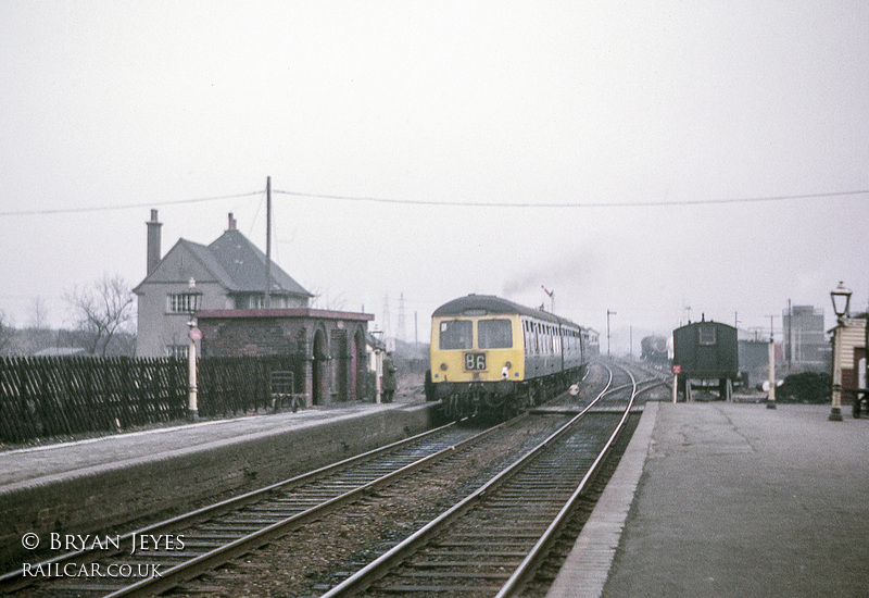 Class 105 DMU at Coleshill