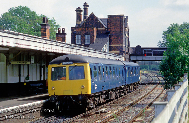 Class 105 DMU at Water Orton