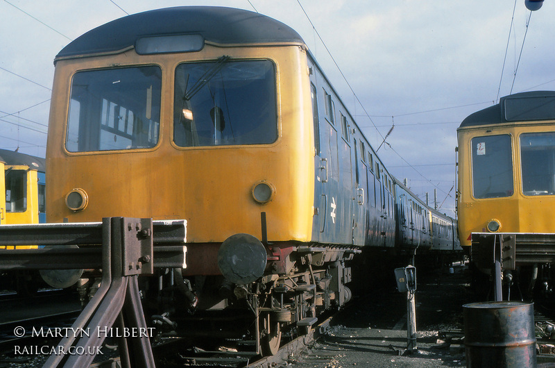 Class 105 DMU at Croft Street Sidings Preston