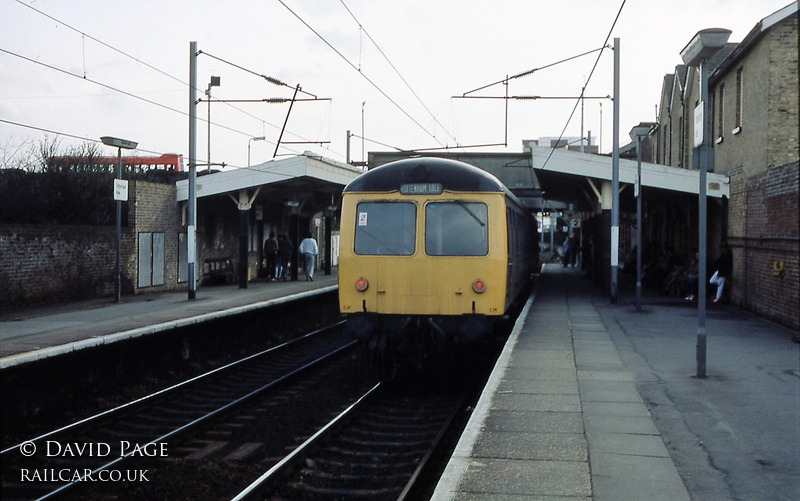 Class 105 DMU at Tottenham Hale