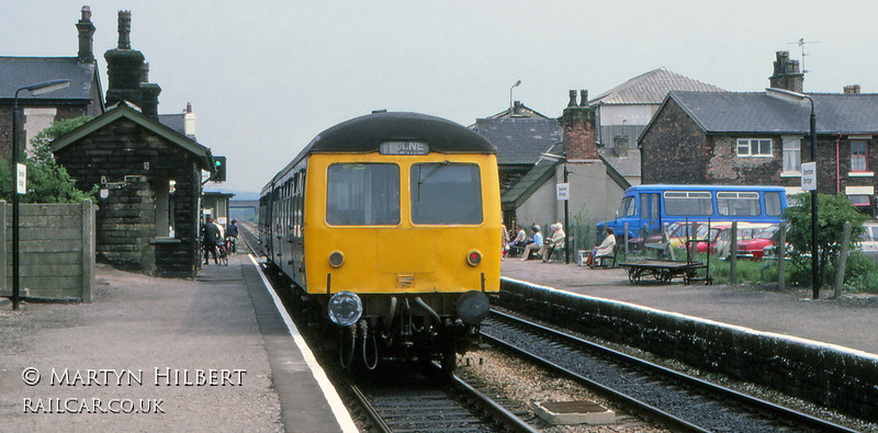 Class 105 DMU at Bamber Bridge