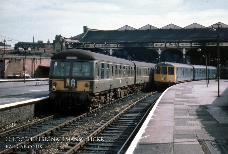 Class 105 DMU at Manchester Victoria