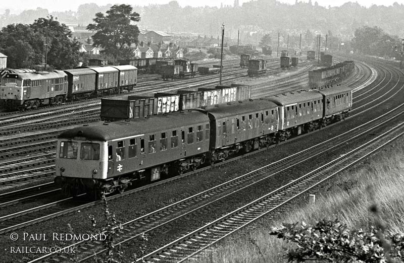 Class 105 DMU at Ipswich Upper Yard