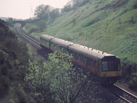 Class 107 DMU at Barrhead