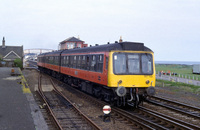 Class 107 DMU at Carnoustie