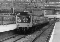 Class 107 DMU at Glasgow Central