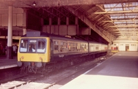 Class 107 DMU at Edinburgh Waverley