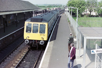 Class 107 DMU at Kilwinning