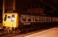 Class 107 DMU at Edinburgh Waverley