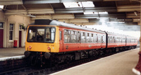 Class 107 DMU at Kilmarnock