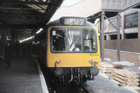 Class 107 DMU at Edinburgh Waverley